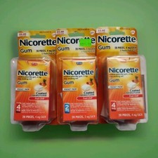  EXP. MARCH 2025  2026   60ct Nicorette Nicotine Gum  Fruit Chill Flavor