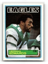 1983 Topps 138 Herman Edwards  Philadelphia Eagles  Football Card