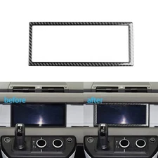Navigation Screen Frame Carbon Fiber Interior For Land Rover Defender 2020-2023