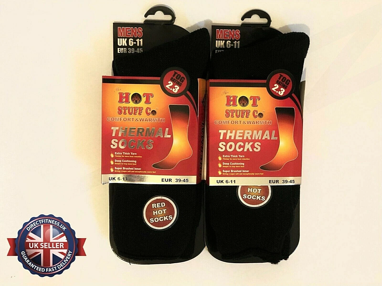 6 pairs Mens 2.3 TOG Ultimate Thick Hot Winter Warm Thermal Socks Ultimate Heat
Opens in a new windo