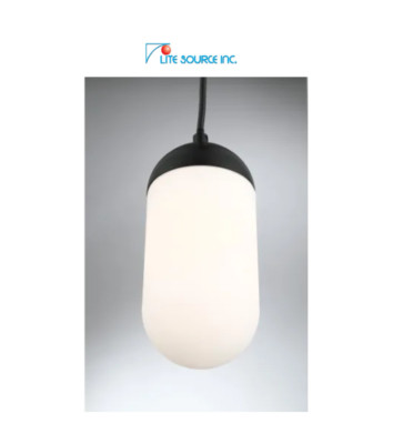 4 QTY Lite Source LS-18340BLK Firefly 5'' Wide Mini Pendants