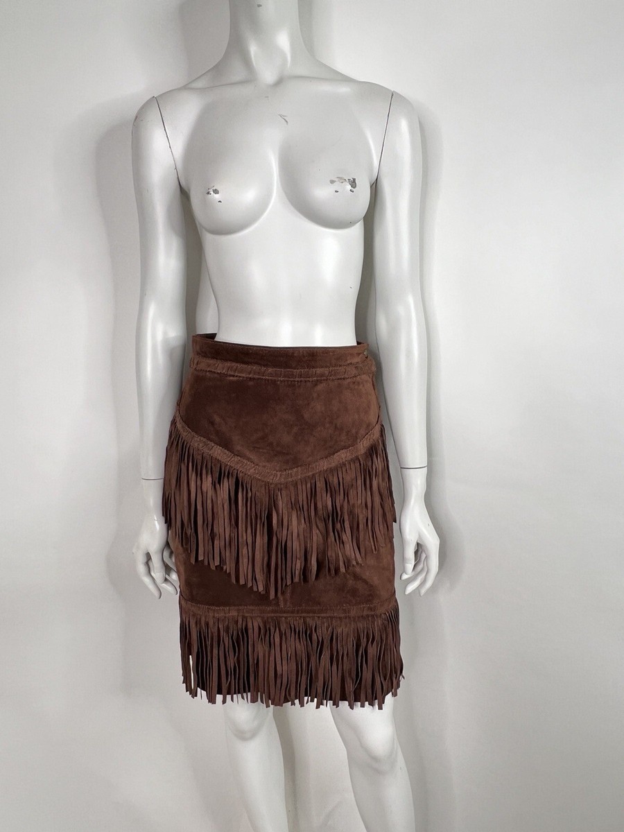 90s MOSCHINO EMBROIDERY SUEDE SKIRT レザー 90s MOSCHINO EMBROIDERY SUEDE SKIRT レザー
