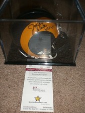 Jackie Slater Autographed Los Angeles LA Rams Mini Helmet JSA COA Signed AUTO