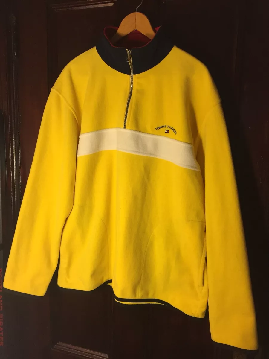 Tommy hilfiger cheap yellow fleece
