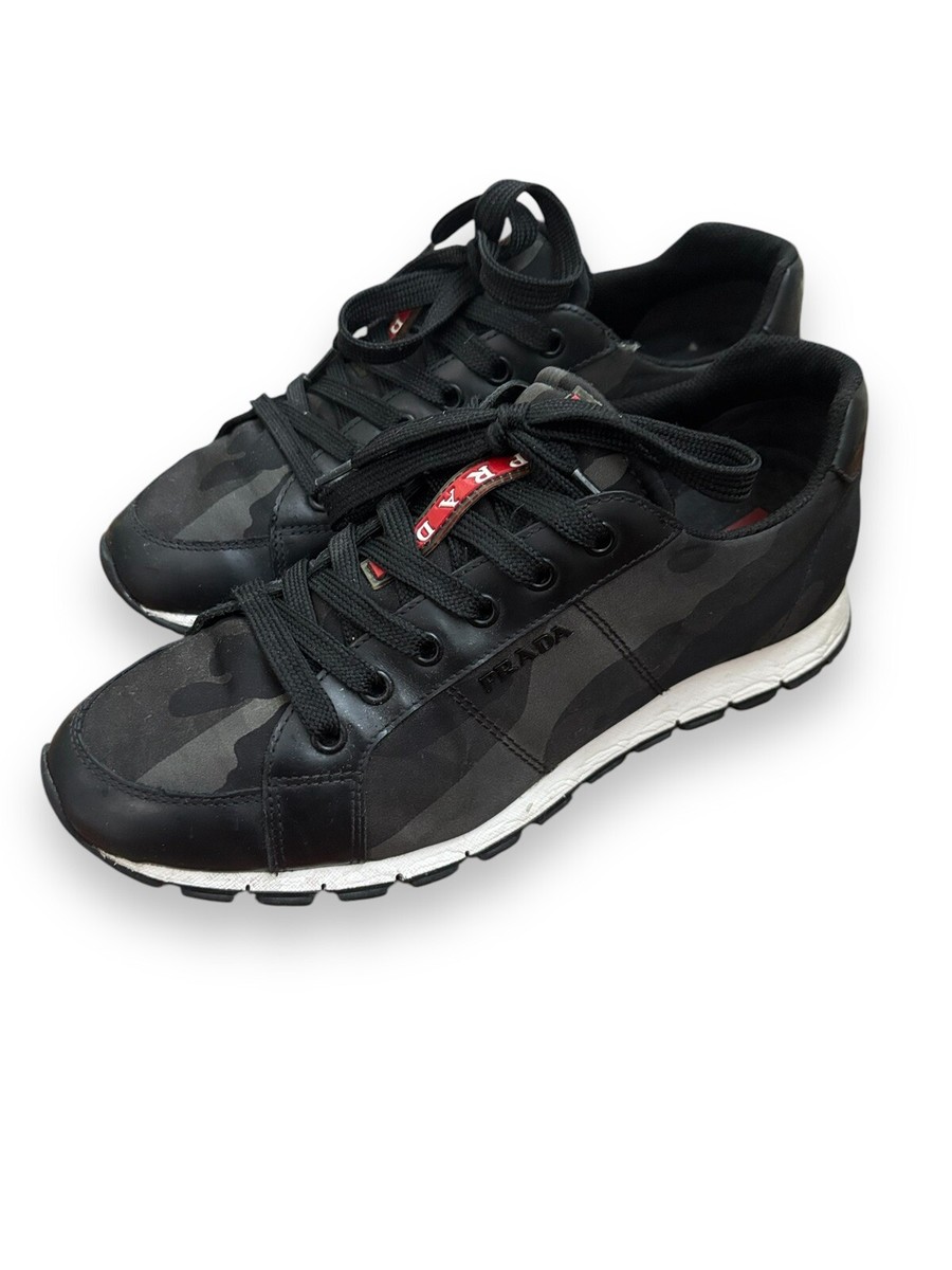 Prada Mens Camouflage Trainers Rare Prada Sneakers Trainers Camo