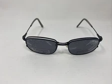 EASYTWIST EYEWEAR CT131 54/19/140 BLACK W/ POLARIZED SUN CLIP EYEGLASSES !F25