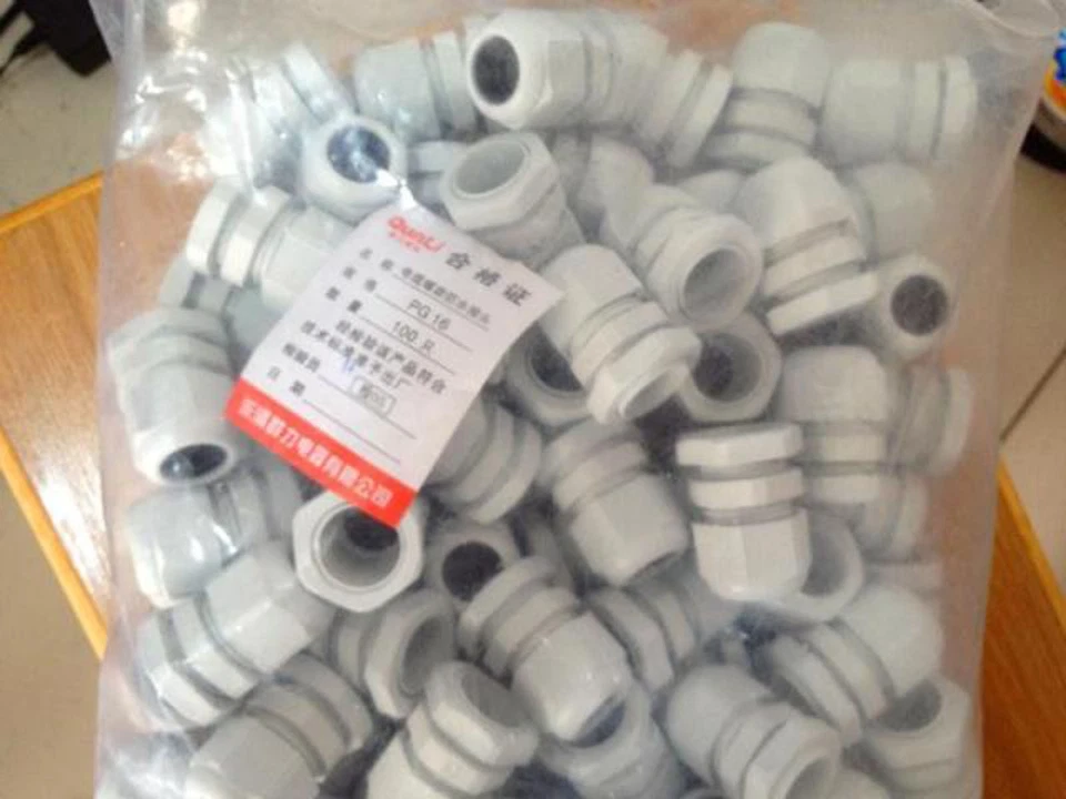 20x M25 x 1.5mm White Waterproof Connector Gland Dia. 13-15mm Cable - Image 4 of 4