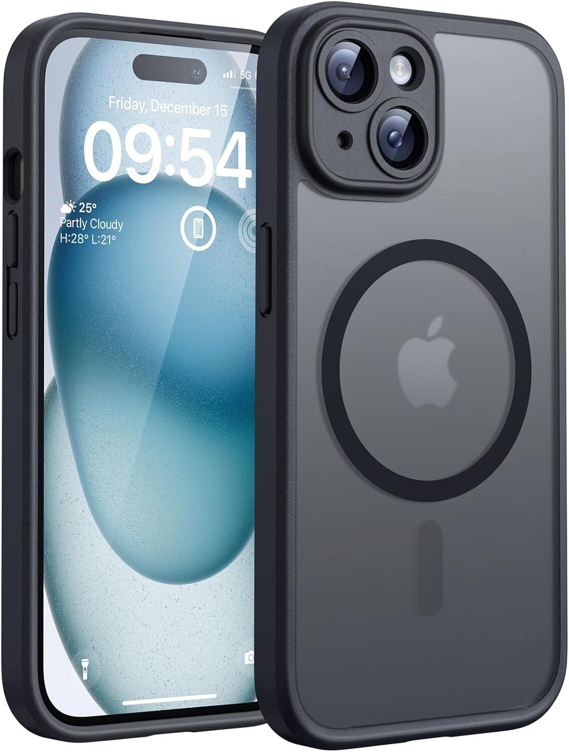 iPhone 15 Plus - Magnetic Case For iPhone 15 Plus Shockproof Camera Protection
