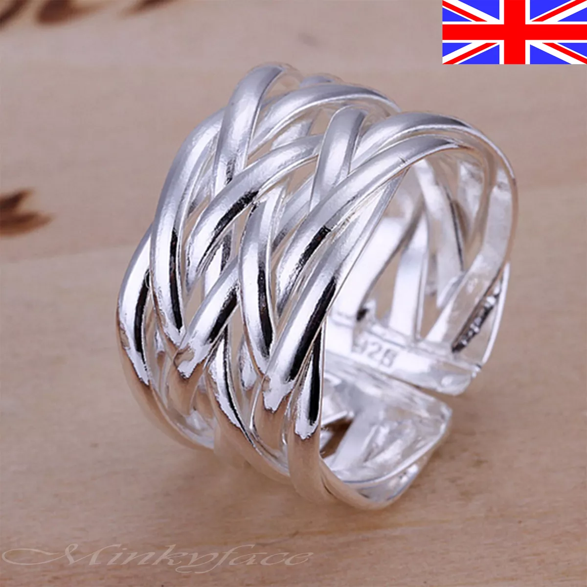 Sterling silver fingertip best sale rings
