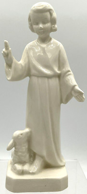 Vintage Goebel Sacrart 7  Porcelain Sheppard Figurine HJ 31 W Germany Blessing