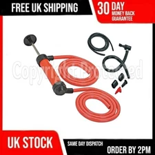 LONG SIPHON PUMP WATER FUEL PETROL OIL DIESEL LIQUID HAND SYPHON TUBE EXTRACTOR