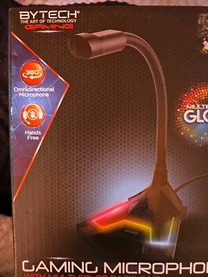 New Bytech Adjustable Gaming microphone Multi Color Backlight Hands Free