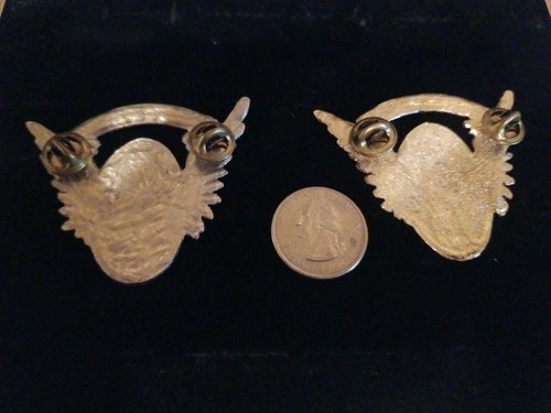 Spilla moto vintage anni 70 argento Honda Wing - Foto 2 di 2