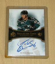 2007-08 Upper Deck SP Authentic Sign of the Times autograph auto Steve Bernier