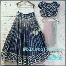 Presenting New Malay Satin Silk Lehenga Choli With Dupatta For Wedding  Party