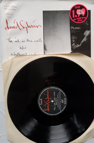 DAVID SYLVIAN the ink in the well limited edition 12" vinyl record poster sleeve - Picture 1 of 10