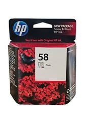 HP 58 Photo Tri-Color Ink Cartridge C6658AN Deskjet Officejet New Expired 8/2011