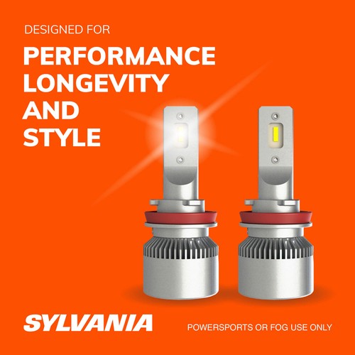 Sylvania H11 LED Powersport Headlight Bulbs for Off-Road Use / Fog Lights - 2 PC - Picture 8 of 9