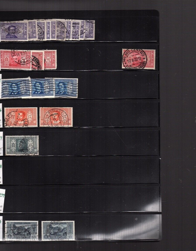 Italy stamp  Collection Dealers Stock between 273-286   used    (mb18