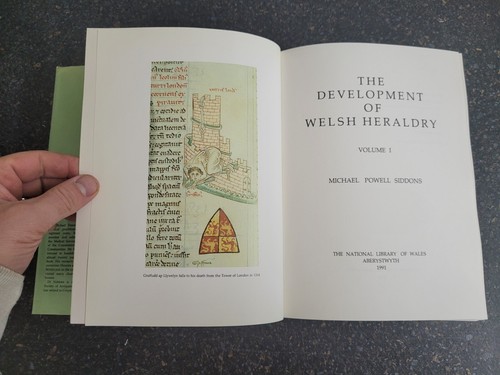 The Development of Welsh Heraldry Vol 1 - 4 by Michael Powell Siddons Hardbacks - Picture 7 of 16