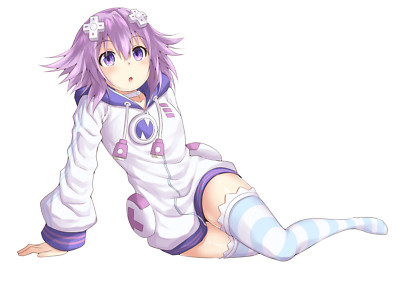 Anime artwork girls hyperdimension neptunia neptune Play Gaming Mat Desk