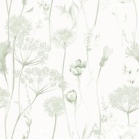 Muriva Meadowsweet Florale Tapete Botanisch Catherine Lansfield Salbei 165584
