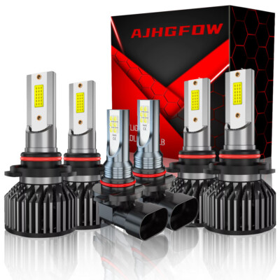 For Toyota Corolla 2008 2007 2006 2005 LED Headlight+ Fog Light Bulbs Combo Kit