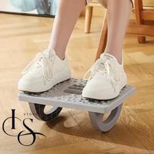Poggiapiedi Grigio Benessere Massaggiante Pedana Scrivania Circolazione Gambe