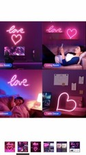 Heart Love LED Neon Light USB/Battery Awesome 2 Neon Lights New