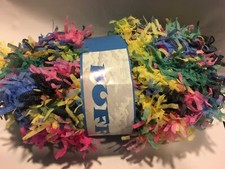 PUFF BLUE PINK GREEN YELLOW BLACK KNITTING CROCHET DESIGNER YARN CRAFTS 50G