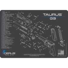 Taurus G3 Pro Armorers Premium Bench Cleaning Mat Cerus Gear 