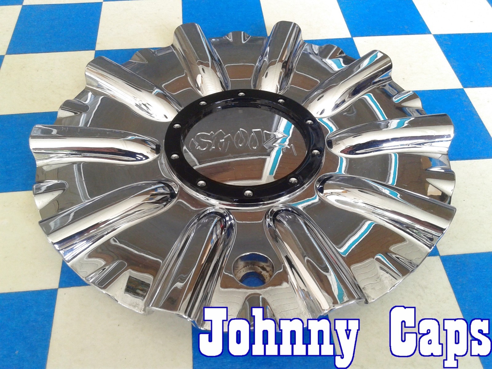 SHOOZ Wheels [44] CHROME Center Caps # C977-1 Custom Wheel Center Cap ...