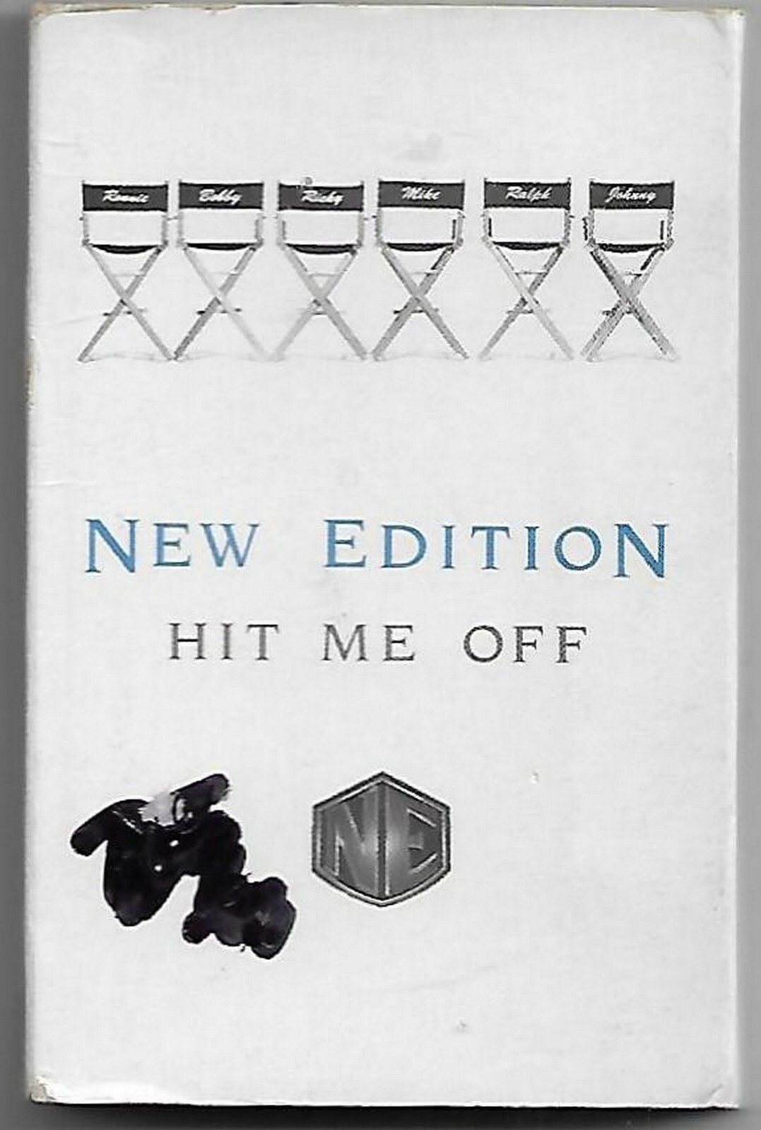 New Edition ‎Hit Me Off CASSETTE SINGLE Electronic, Hip Hop RnB/Swing, Pop Rap,