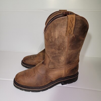 Cabelas Brown Cowboy/Farm anti-fatigue Boots 82-5522 sz 10 D
