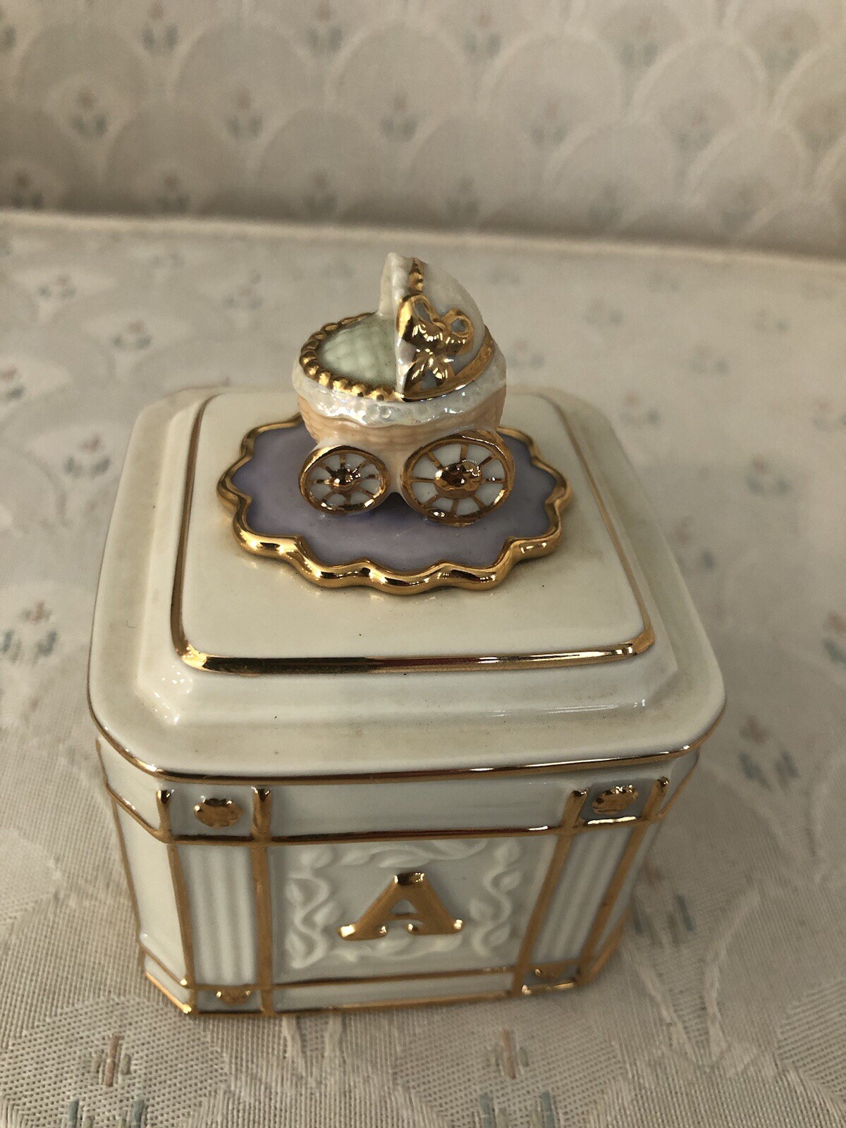 Lenox Baby Trinket Box W/ Tag. No Box.