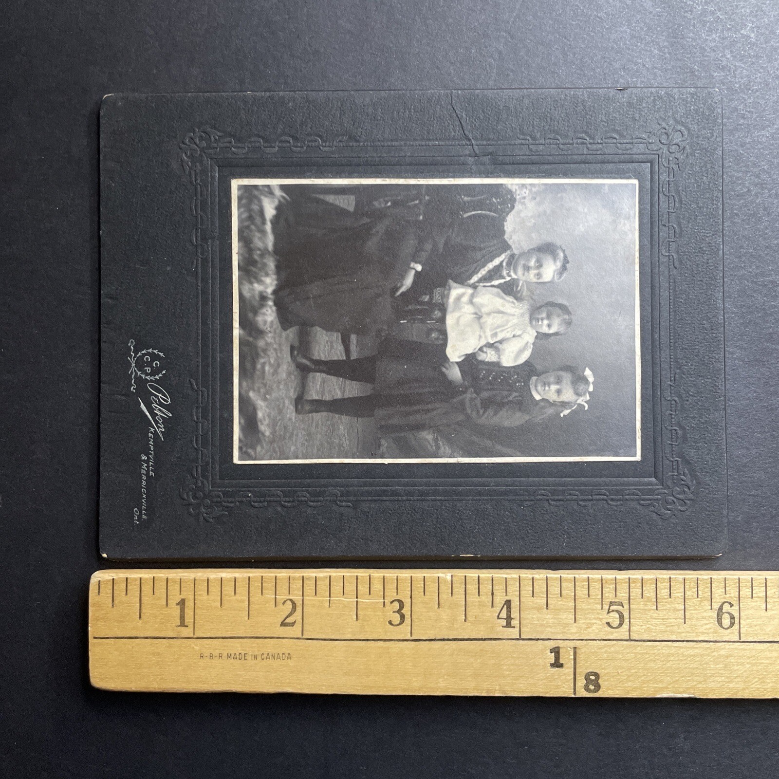 Antique 1906 Victorian Family Kemptville Merrickville Photo