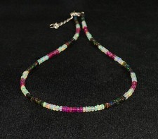 Opal Beaded Necklace For Women Fire Opal Necklace Ethiopian Opal Necklace