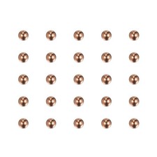 200Stk 2.5mm Präzision Massiv Kupfer Kugellager für Lagerventile Dekoration