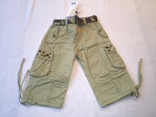 Fashionable Toddler Girls Capri Cargo Pants - 第 1/4 張圖片