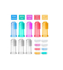Finger Toothbrush Gum Care For Senior Elderly Arthritis Impaired Child User