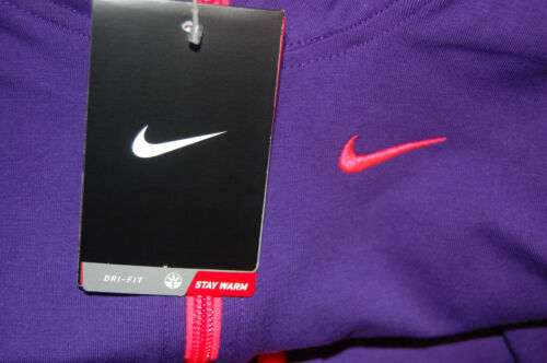 nike womens knit jacket full zip moisture wicking dri-fit purple couple sizes - Picture 2 of 5