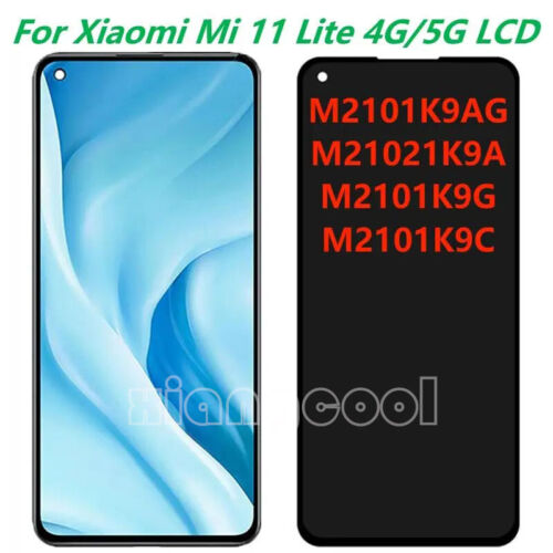 6,55 Zoll Original-Zubehör-Hersteller AMOLED für Xiaomi Mi 11 Lite 5G LCD Touchscreen Digitizer ± Rahmenteile - Bild 1 von 6