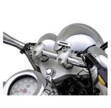 STRUMENTAZIONE INDICATORE SPIE CROMATO UNIVERSALE MOTO CUSTOM CAFE RACER NAKED 