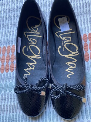 CALLAGHAN Fab Croc  Black Patent Loafers Size 38 NWT.