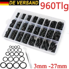 960x O Ring Sortiment Gummi Dichtringe O-Ringe Dichtung Dichtungsringe Auto KFZ