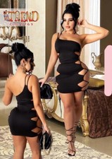 TREND sexy Black Mini Dress outfit, Women’s Party Cocktail Bodycon Dress
