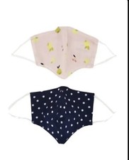 NEW Cat  Jack Kids' 2 Pack Fabric Cloth Face Coverings One Size