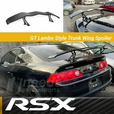 Fit Acura Rsx Lambo Style Primed Matte Black Rear Trunk Wings Spoiler