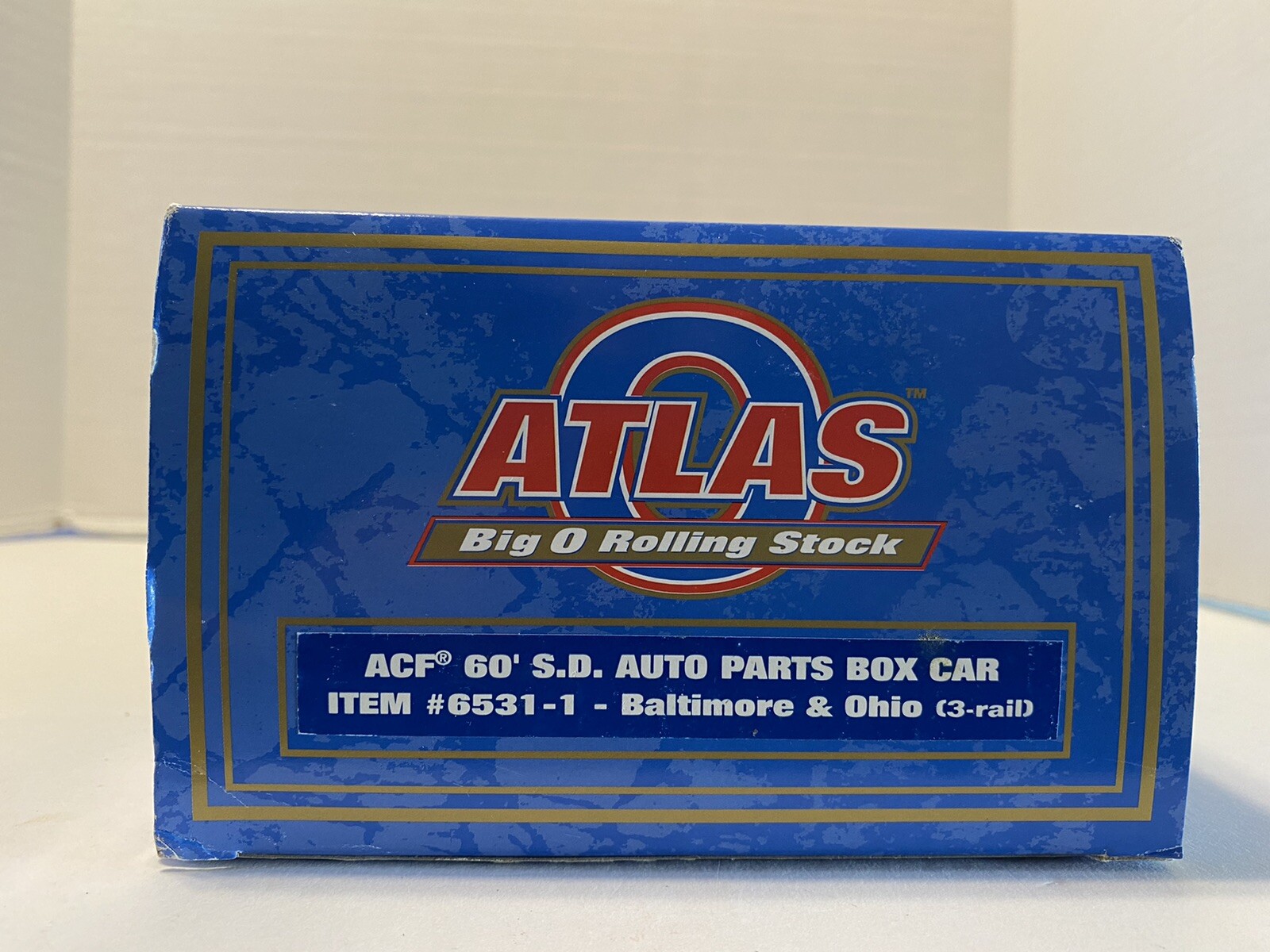 Atlas Baltimore & Ohio B&O 65311 60’ S.D. Auto Parts Box Car. Our Item