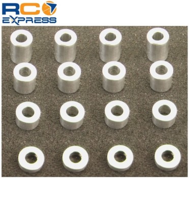 Hot Racing M3 Aluminum Standoff Spacer Set (4x)(2-4-6-8mm) SPC3006